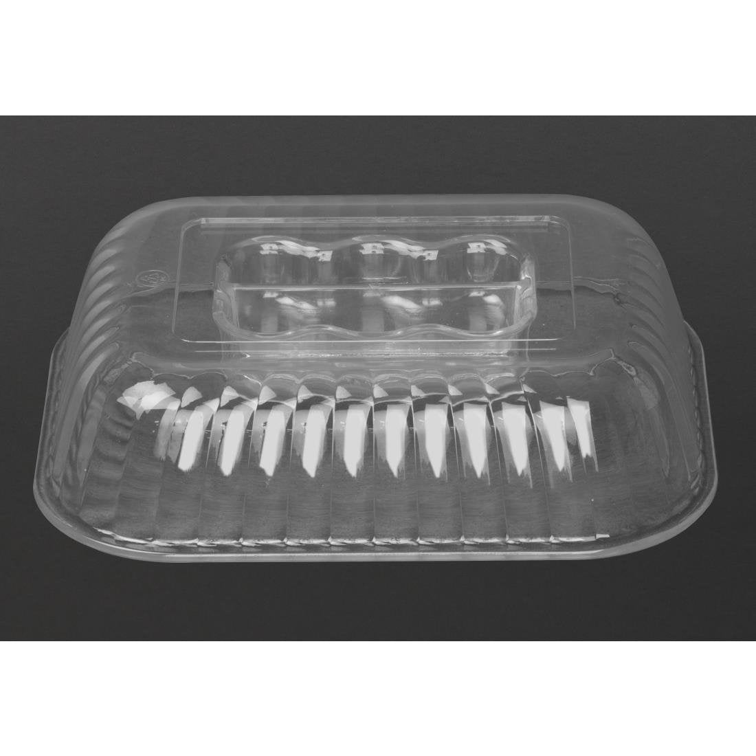 Olympia Kristallon Verhoogd Deksel voor Kleine Saladeschaal