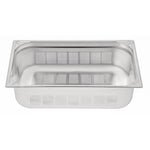 Vogue RVS geperforeerde GN 1/1 bak 150mm