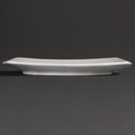 Olympia Whiteware vierkante borden met afgeronde hoeken 24cm (12 stuks)