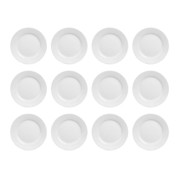 Olympia Athena borden met brede rand 22,8cm (12 stuks)