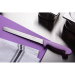 Hygiplas Snijmes Gekarteld Paars 24.8cm