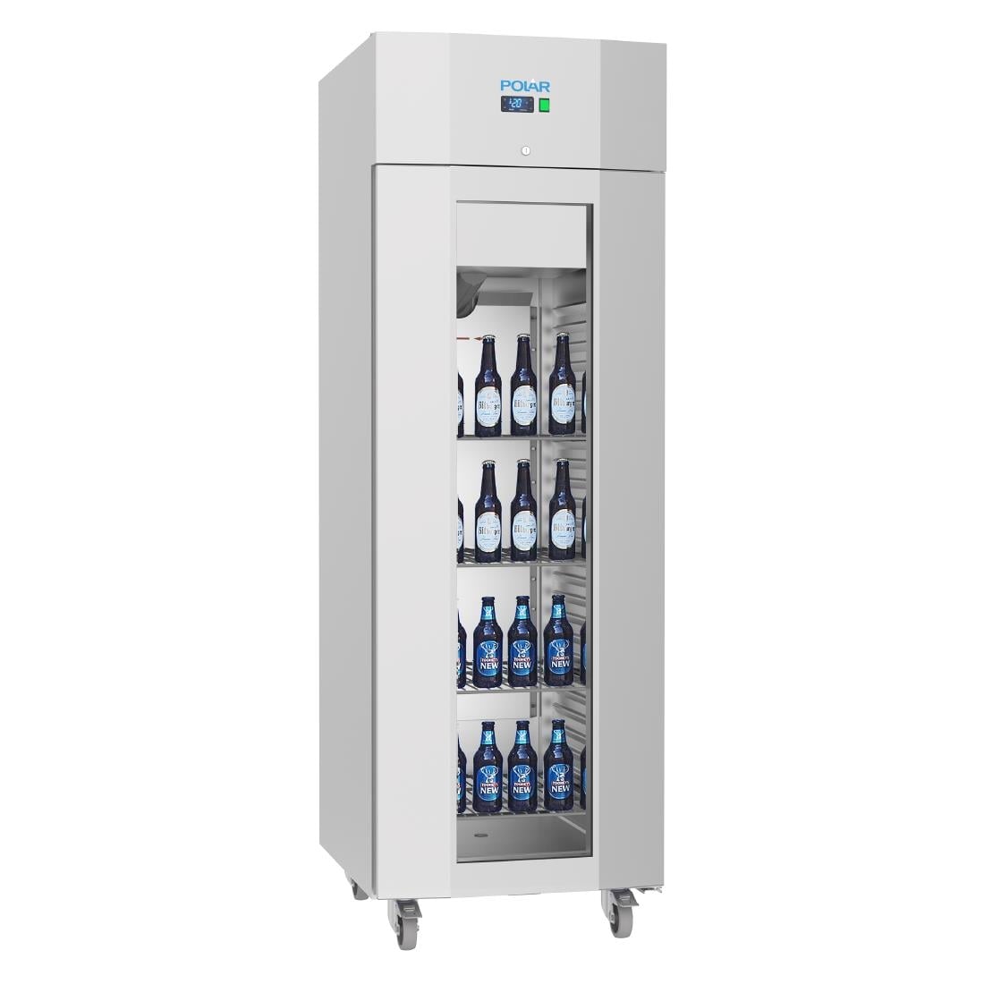 Polar U-Serie Energiezuinige Eendeur Staande Display Koelkast