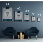 Europel Kliklijst A3 25mm Zilver