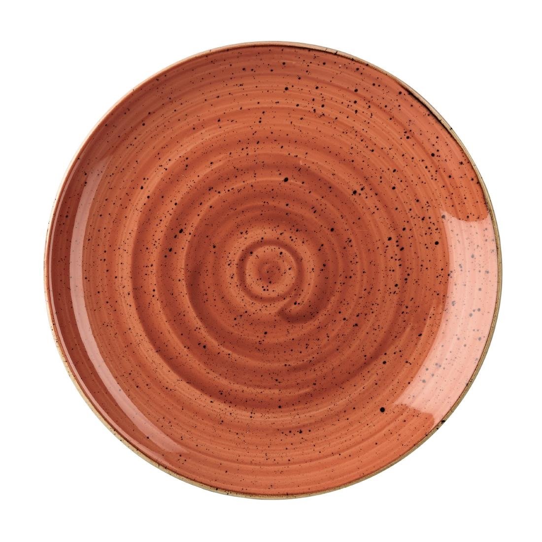 Churchill Stonecast Spiced Orange Evolve Coupe Bord 26cm (pak van 12)