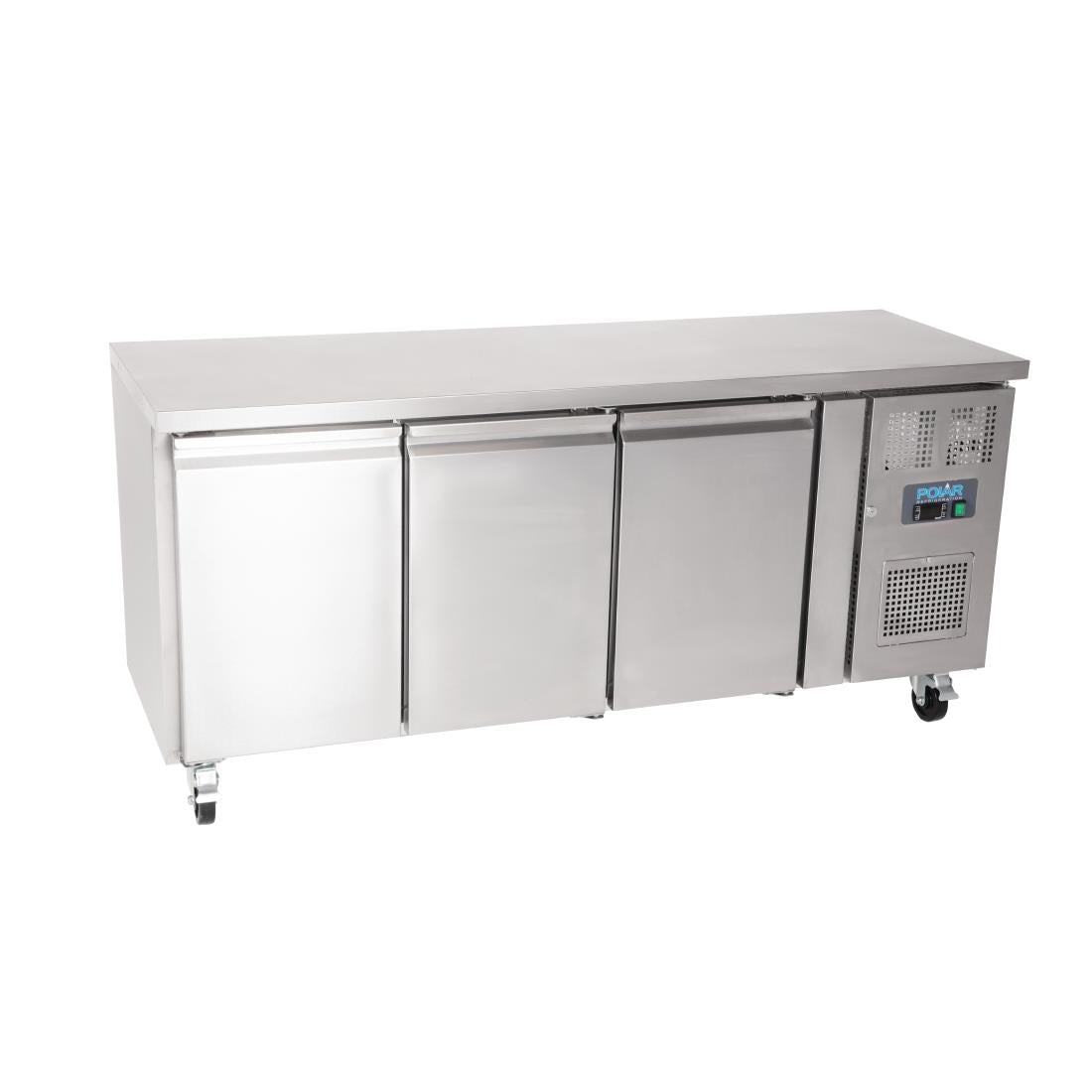 Polar U-serie 3-deurs koelwerkbank 339L