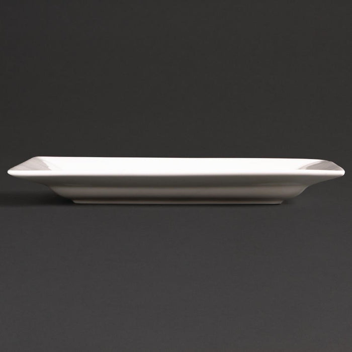 Olympia Lumina rechthoekige schalen met brede rand 20x13cm (6 stuks)