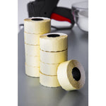 Prijstang etiketten wit (15000 stuks)