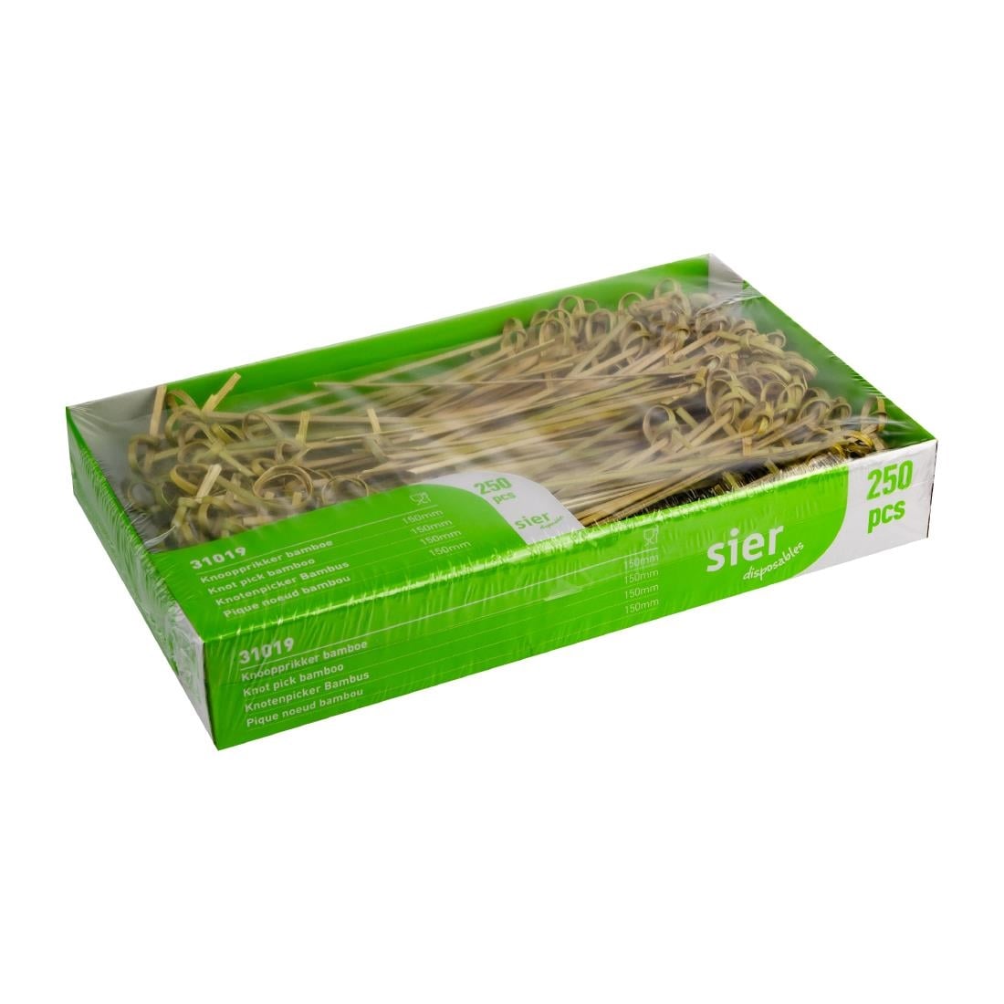 Sier Disposables Bamboeprikker 150 mm (doos van 250 stuks)