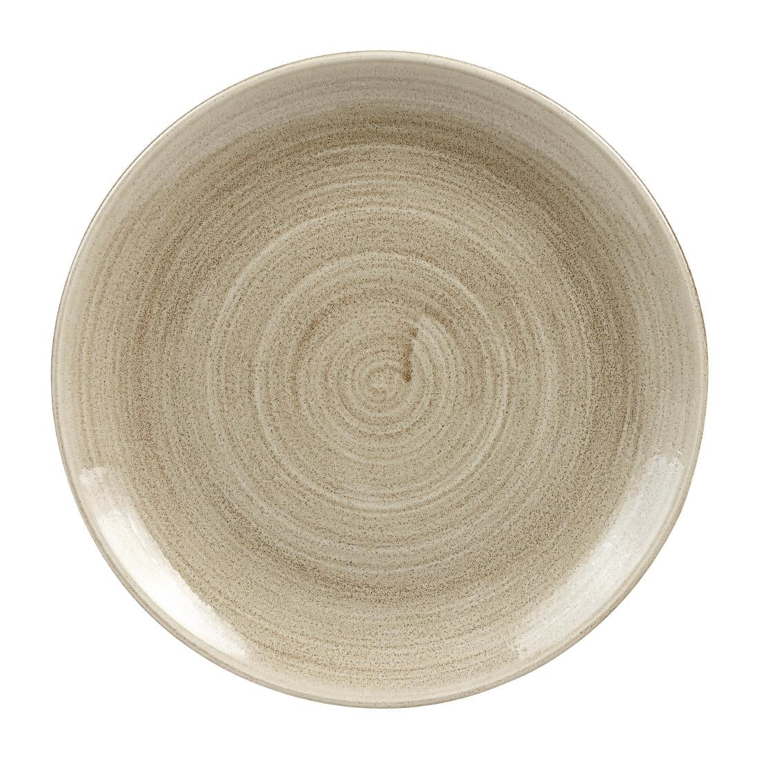 Churchill Stonecast Patina Antique Taupe Coupe Evolve Coupe Bord 32.4cm (pak van 9)