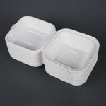 Fiesta Compostable bagasse hamburgerbakjes 152mm (500 stuks)