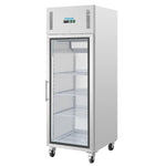Polar G-serie Gastro 1-deurs koeling met glazen deur 600L
