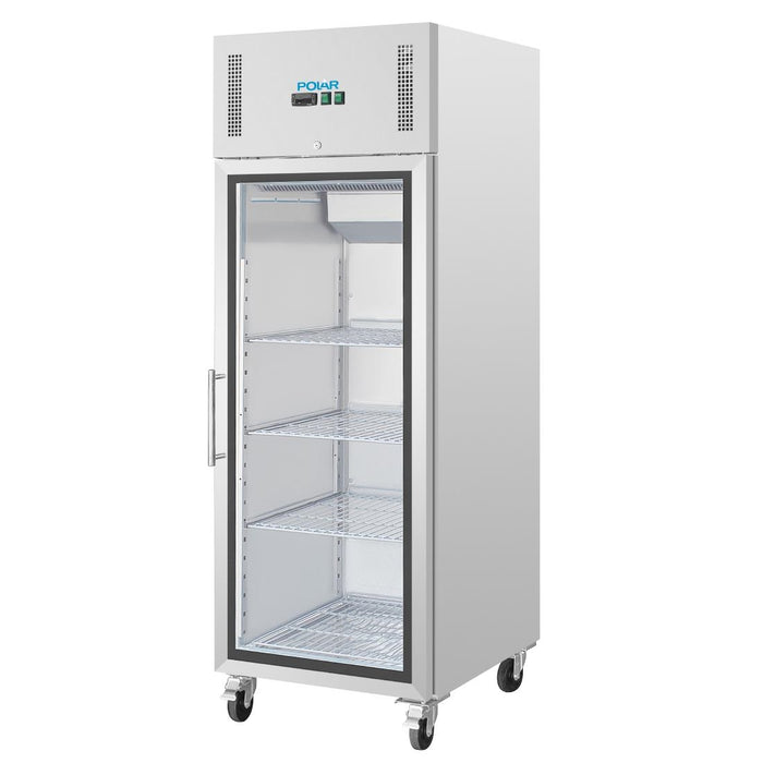 Polar G-serie Gastro 1-deurs koeling met glazen deur 600L