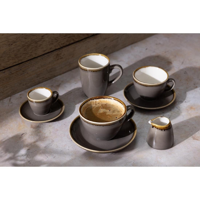 Olympia Kiln espressokopjes grijs 8,5cl (6 stuks)