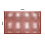 Jantex rubberen vetbestendige anti-vermoeidheidsmat rood 1500 x 900mm