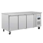 Polar U-serie 3-deurs counter met euronorm opslag 634L