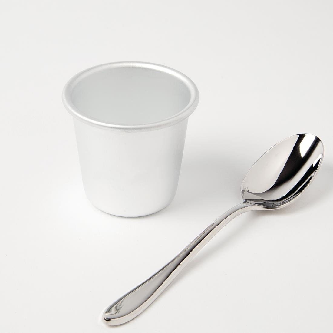 Vogue aluminium extra diepe moussevorm/puddingvorm 5 x 5,5cm 80ml