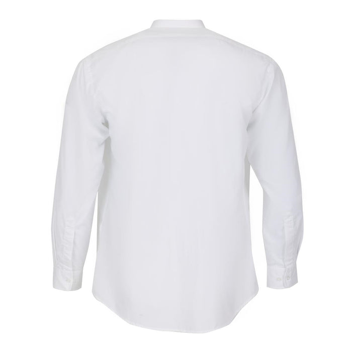 Uniform Works unisex overhemd lange mouw wit S