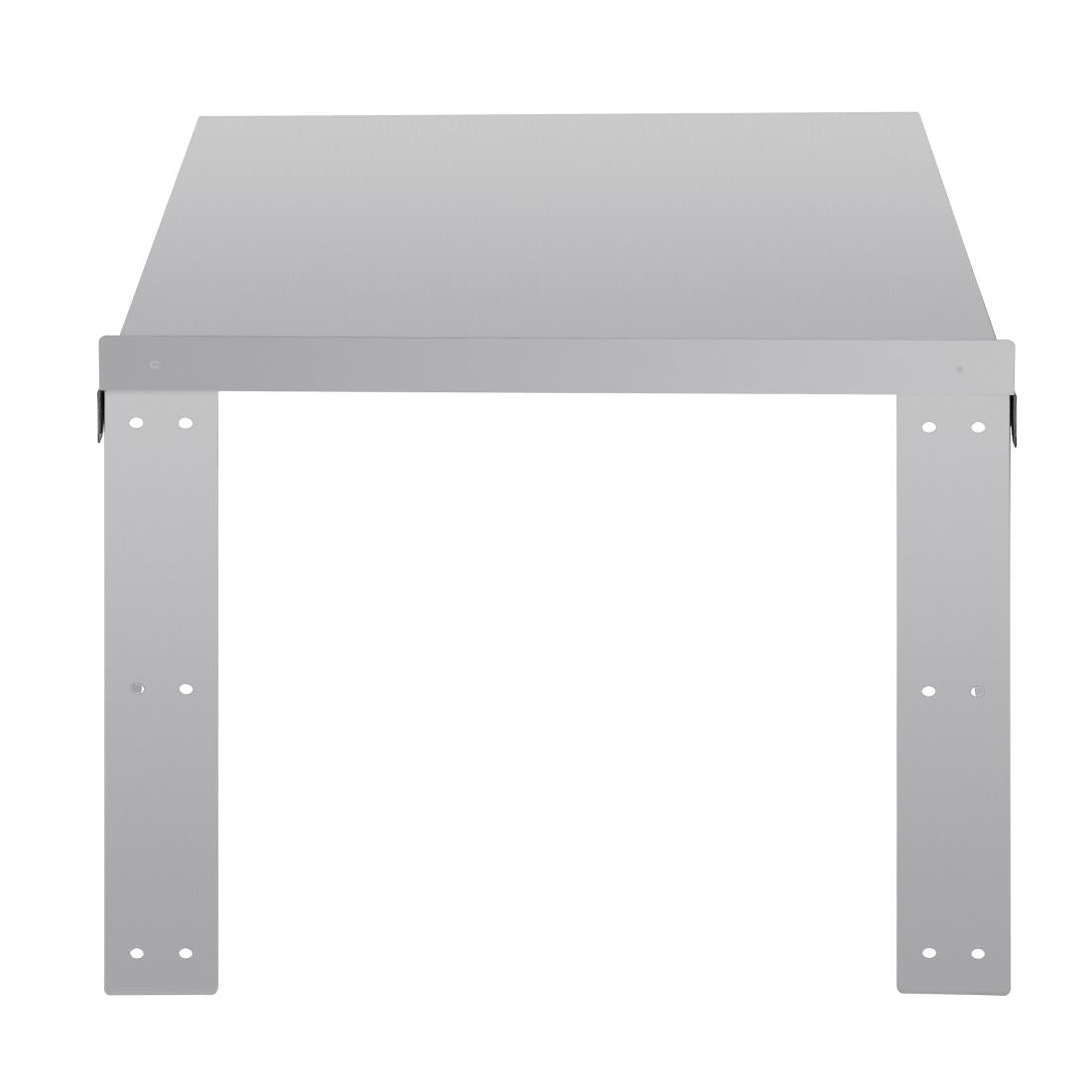 Vogue RVS oven/magnetron wandplank 56x46cm