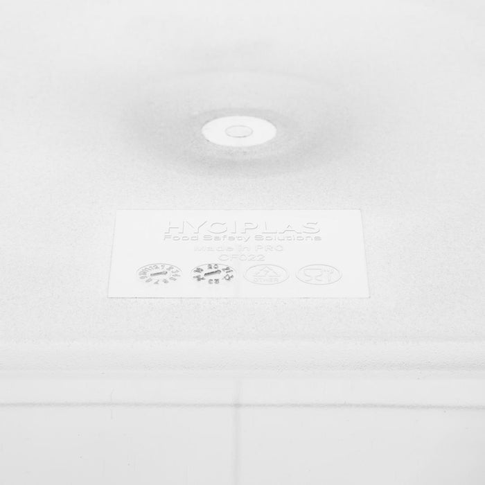 Hygiplas polycarbonaat voedseldoos vierkant 5,5L