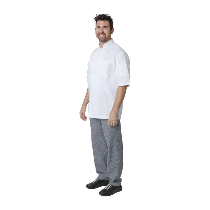 Koksbuis Unisex Wit Met Ventilatie M