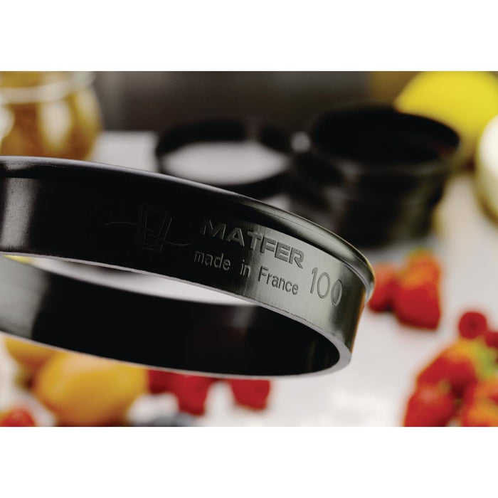 Matfer Bourgeat Exoglass taartringen 10(Ø)cm (6 stuks)