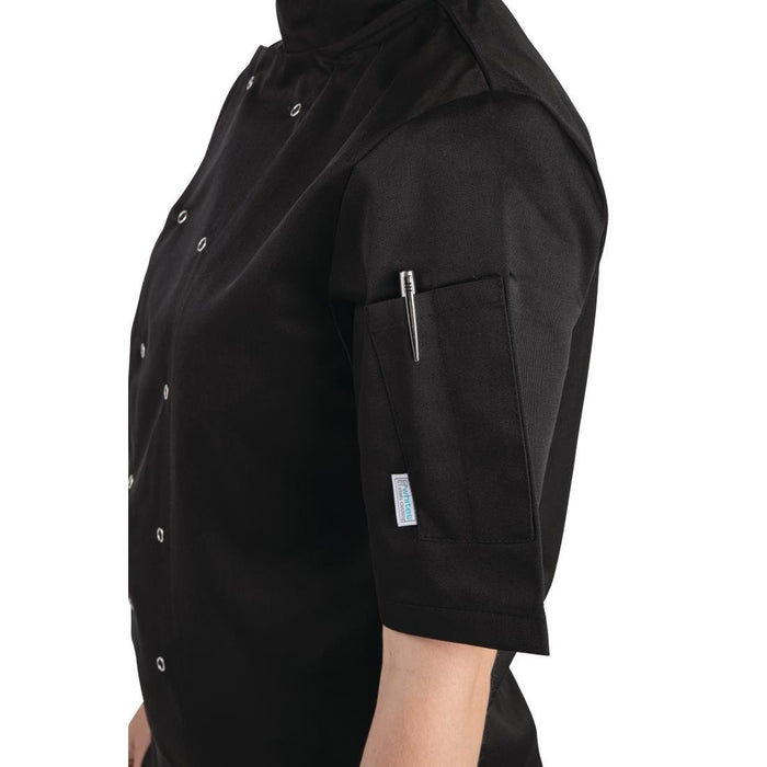 Koksbuis Unisex Korte Mouw Zwart S