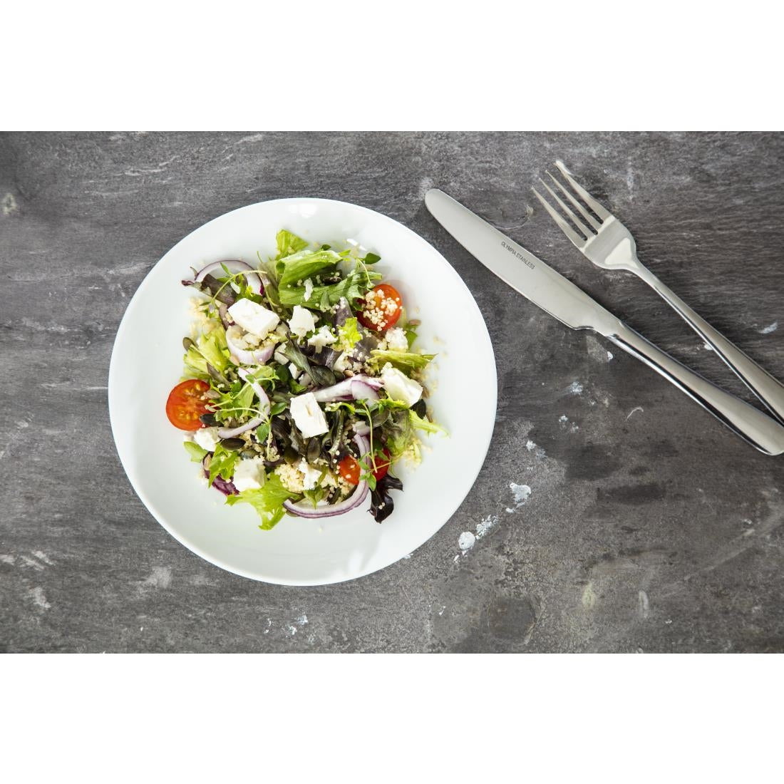 Olympia Whiteware coupeborden 20cm (12 stuks)