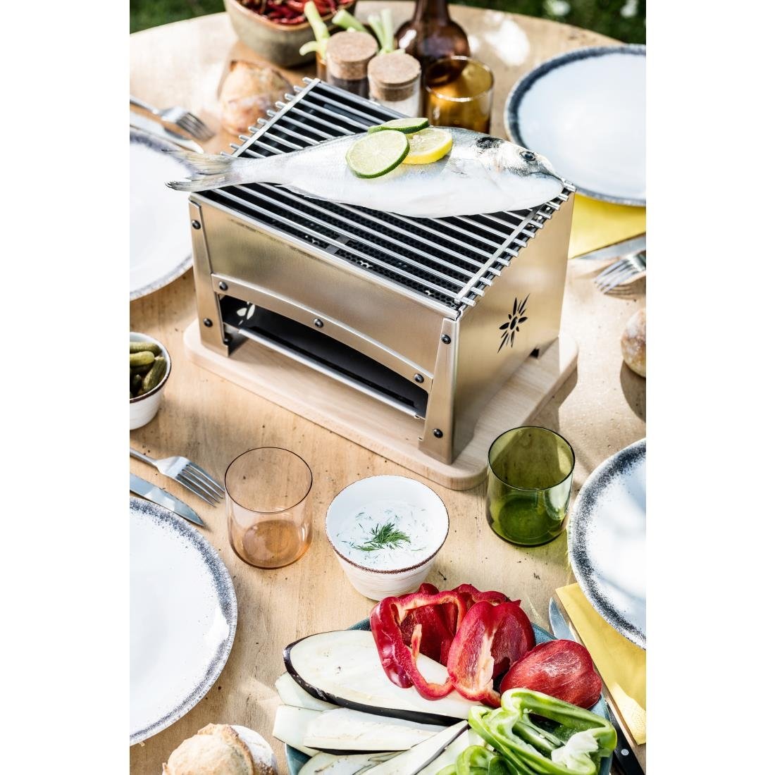 Louis Tellier Brasero Tafelbarbecue Brasi-F
