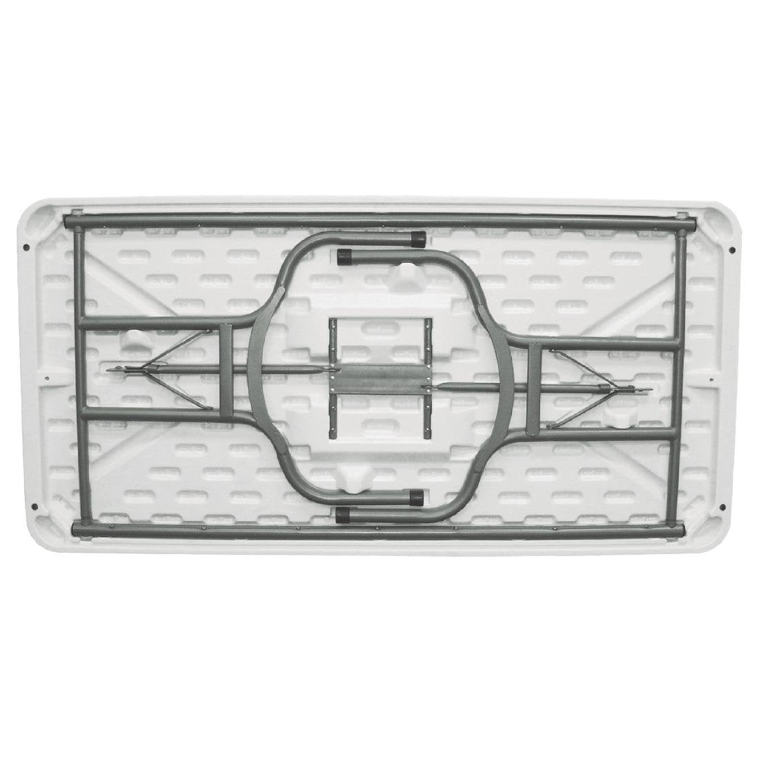 Bolero rechthoekige klaptafel wit 152cm