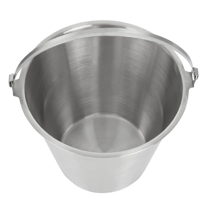 Jantex roestvrijstalen emmer 12ltr