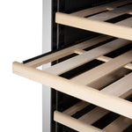 Polar G-Series Dual Zone Wijnkoelkast Roestvrij Staal 109 Flessen