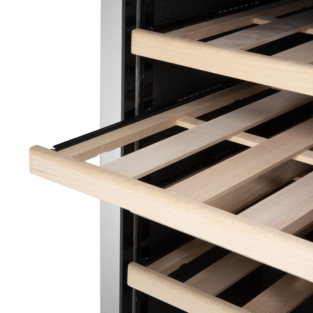 Polar G-Series Dual Zone Wijnkoelkast Roestvrij Staal 109 Flessen