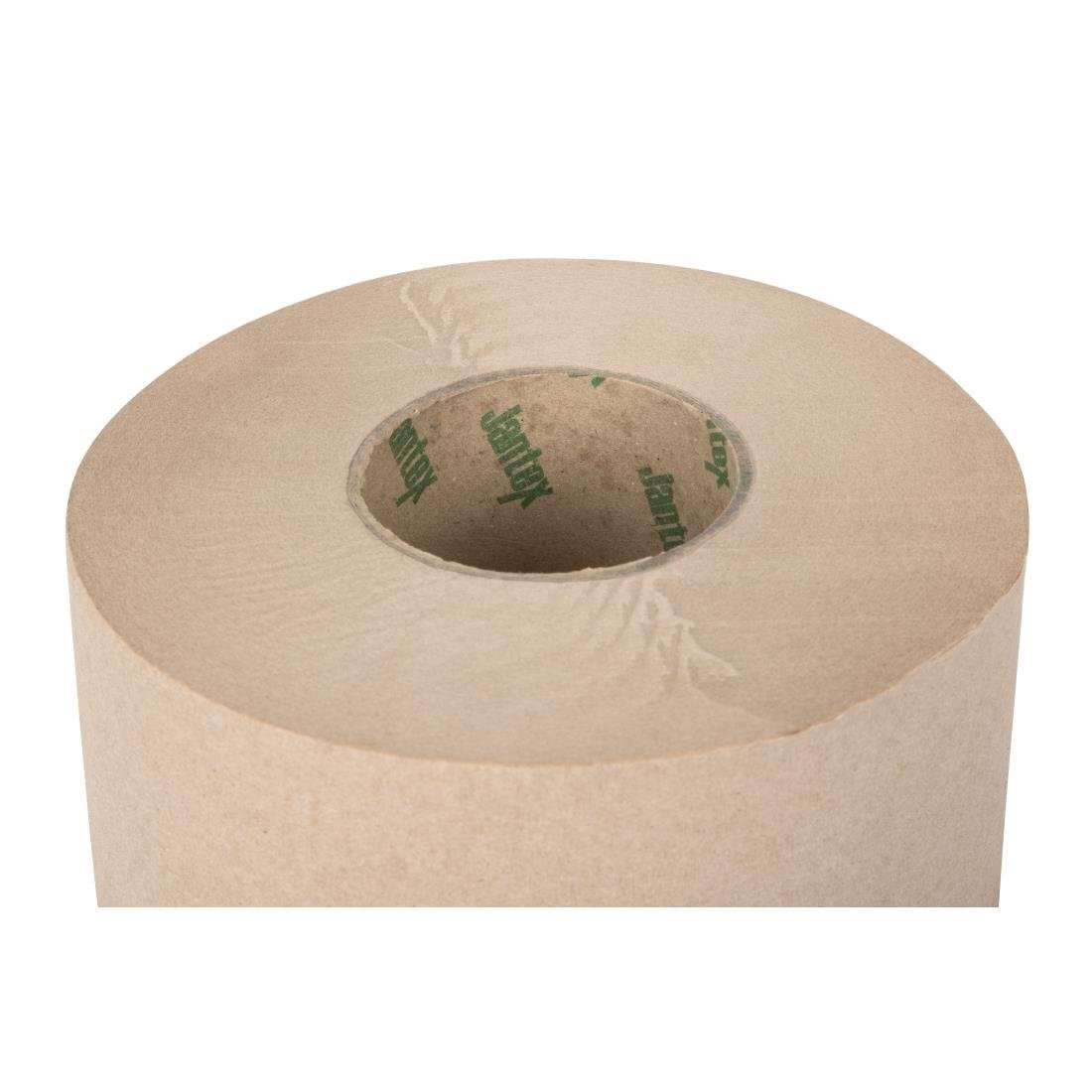 Jantex Groen 100% Gerecycled Mini Jumbo Rol Navulling 2-laags - 150m (Pak 12)