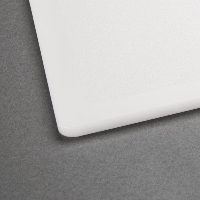 Nisbets Essentials polypropyleen snijplank wit 340 x 255 x 7mm