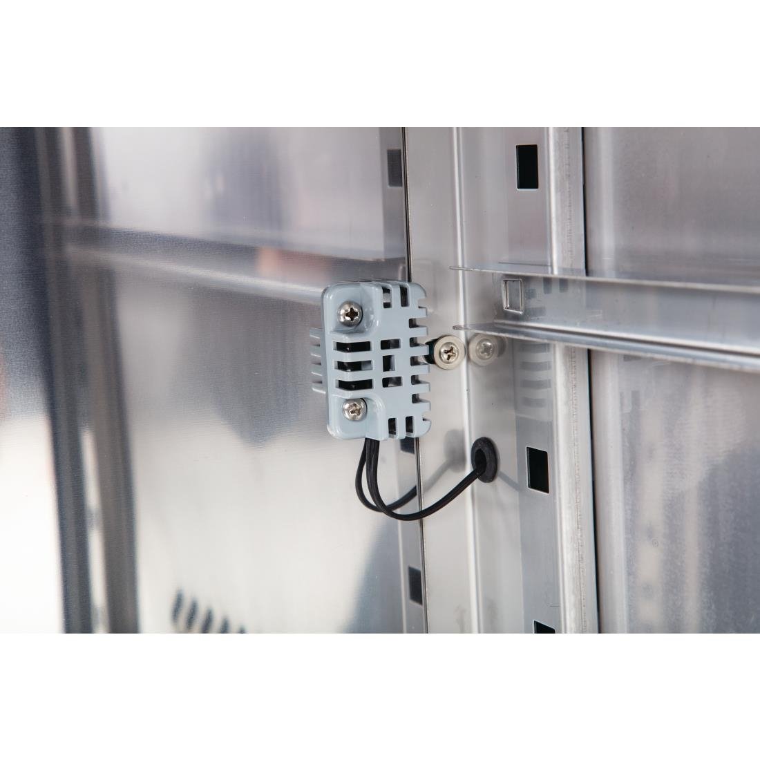 Polar U-serie 4-deurs koelwerkbank 553L