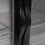 Polar G-serie 2-deurs barkoeling met klapdeuren zwart 198L