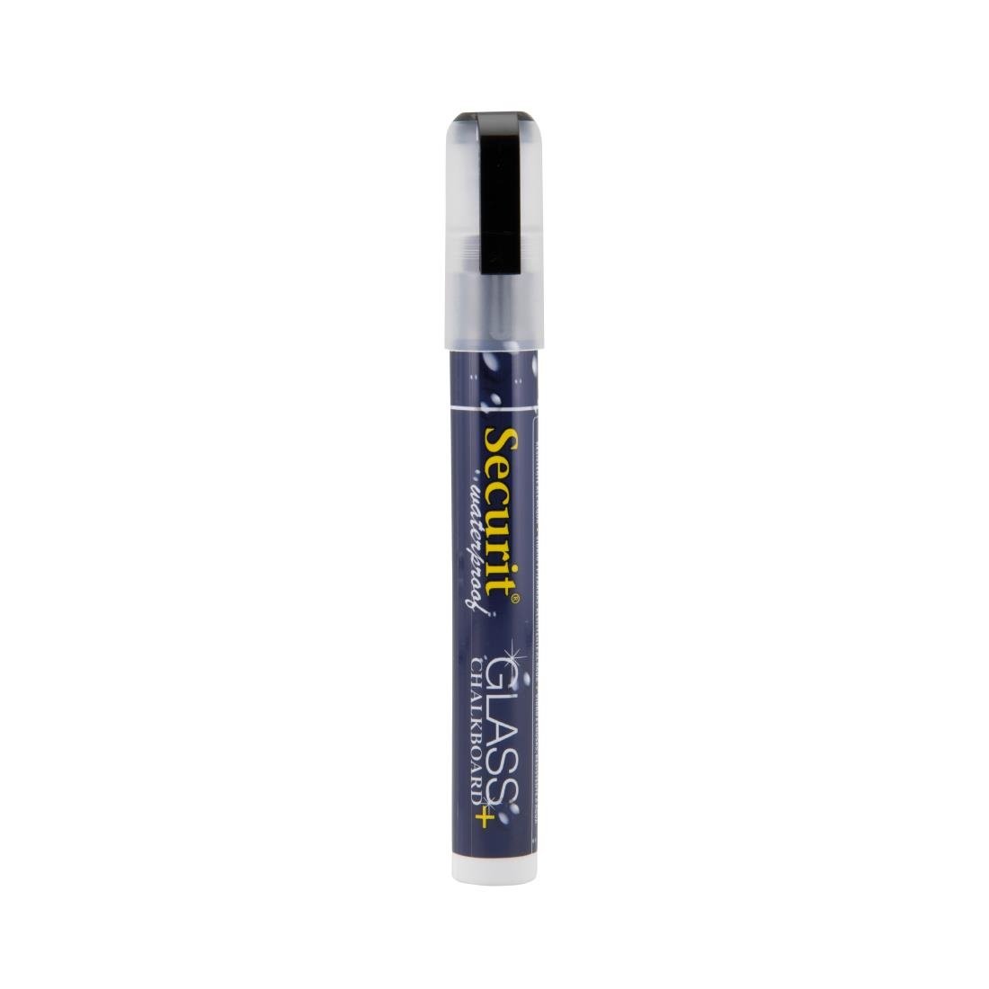 Securit Waterproof krijtstift (Glas + Krijtbord) in zwart met 2-6mm penpunt