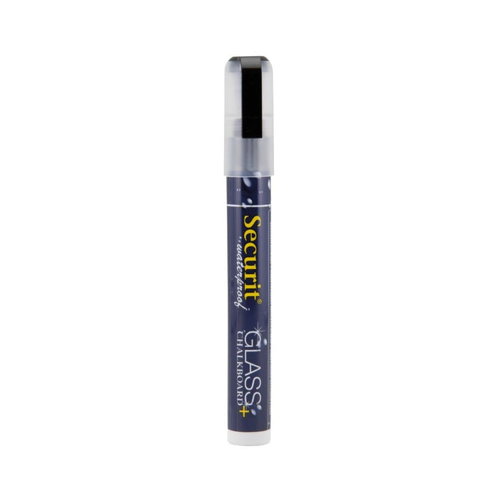 Securit Waterproof krijtstift (Glas + Krijtbord) in zwart met 2-6mm penpunt