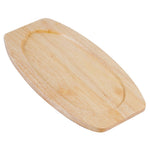 Olympia heveahouten onderzetter 28,5x15cm