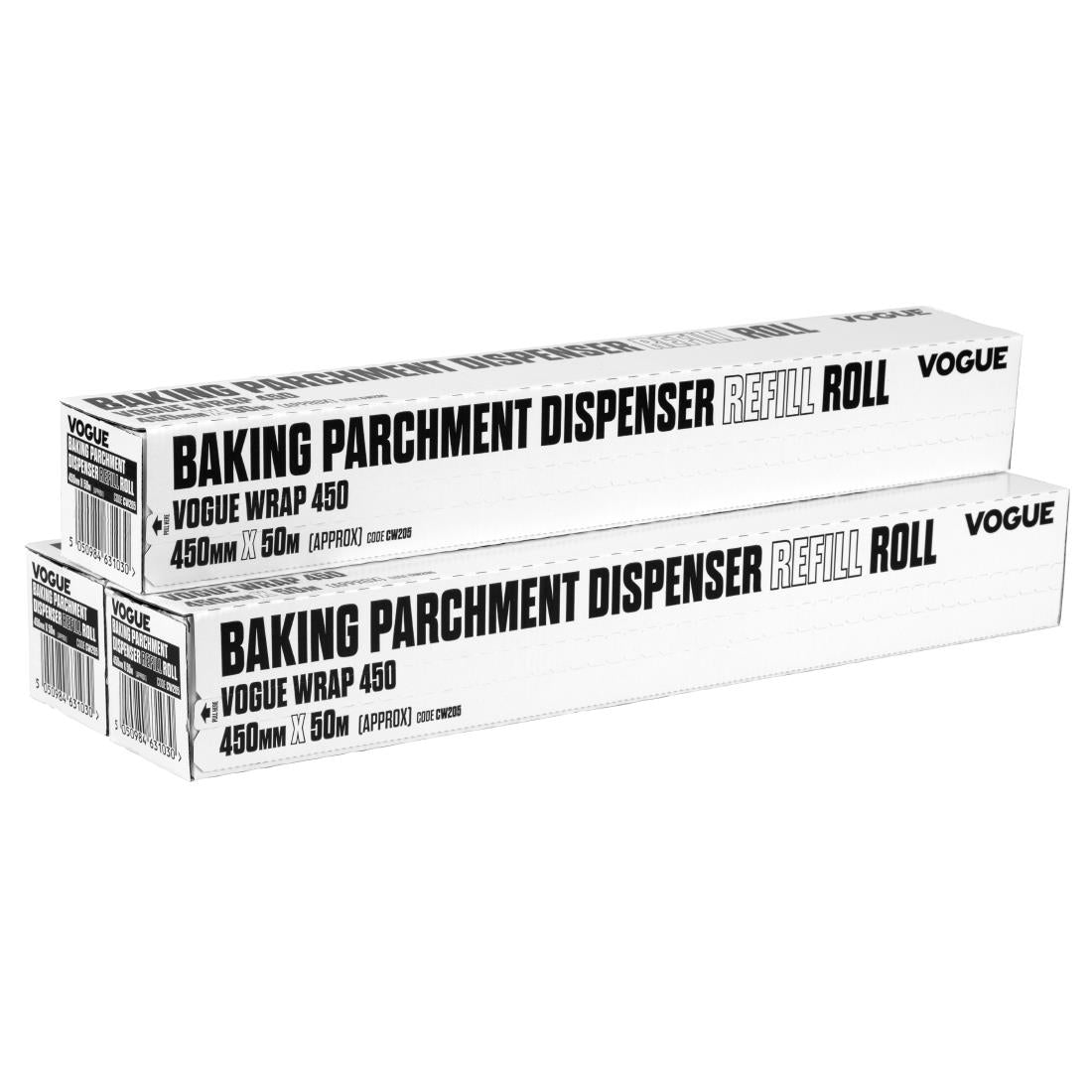 Bakpapier navulling voor Vogue Wrap450 dispenser (3 stuks)