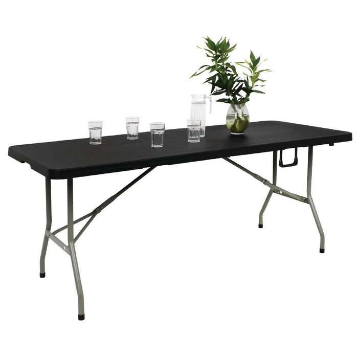 Bolero klaptafel zwart 183cm