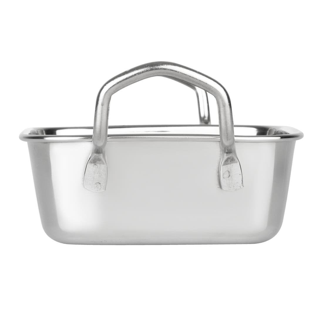 Olympia Tafel Presentatie Vierkant Schaal Roestvrij Staal 115X115mm