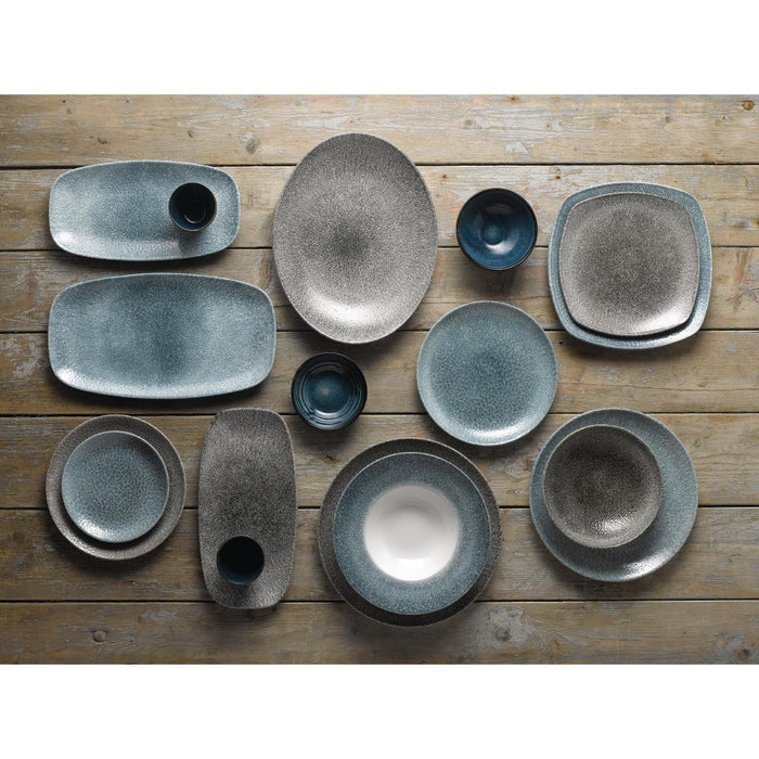 Churchill Raku Quartz Black Evolve Coupe Bord 28.6cm (pak van 12)