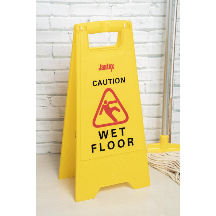 Jantex waarschuwingsbord gladde vloer 64cm