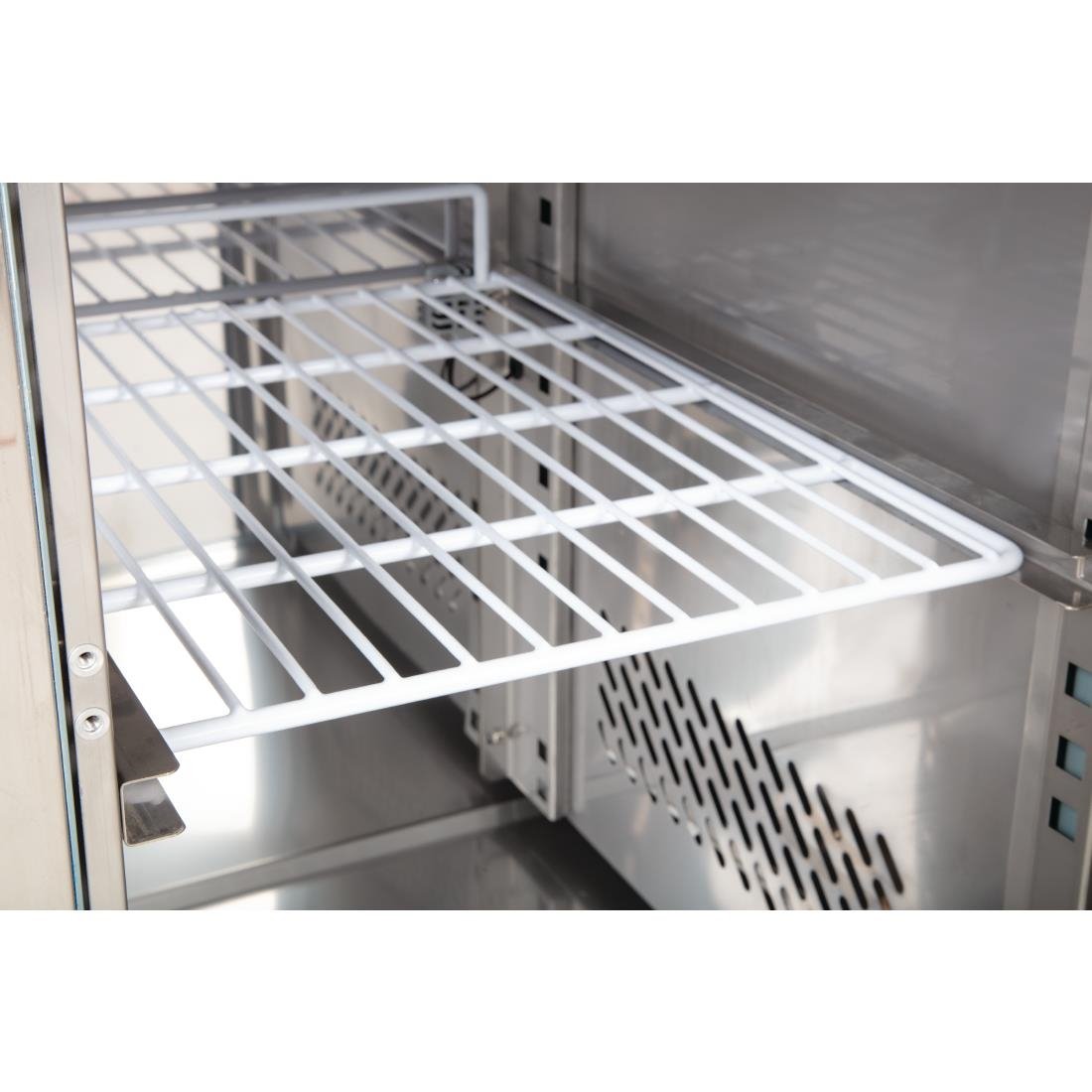 Polar U-serie 4-deurs koelwerkbank 553L