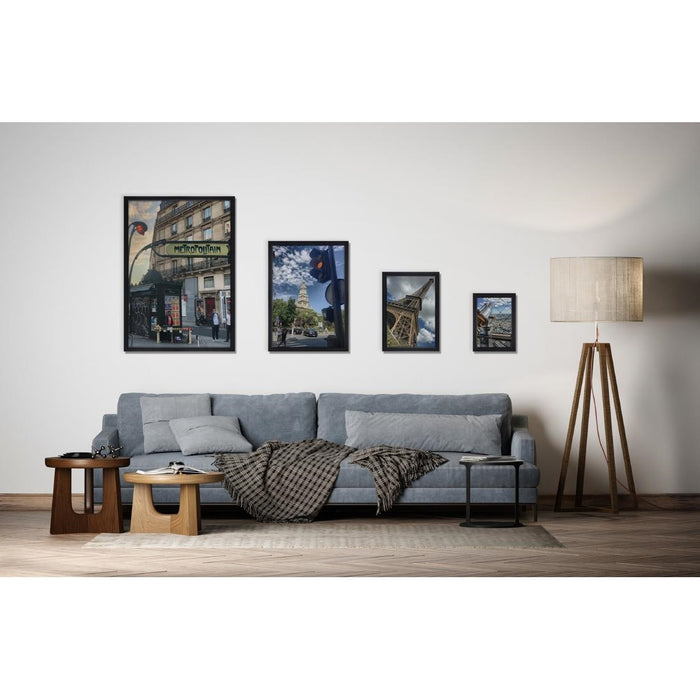 Europel Klapframe A4 25mm Mat Zwart