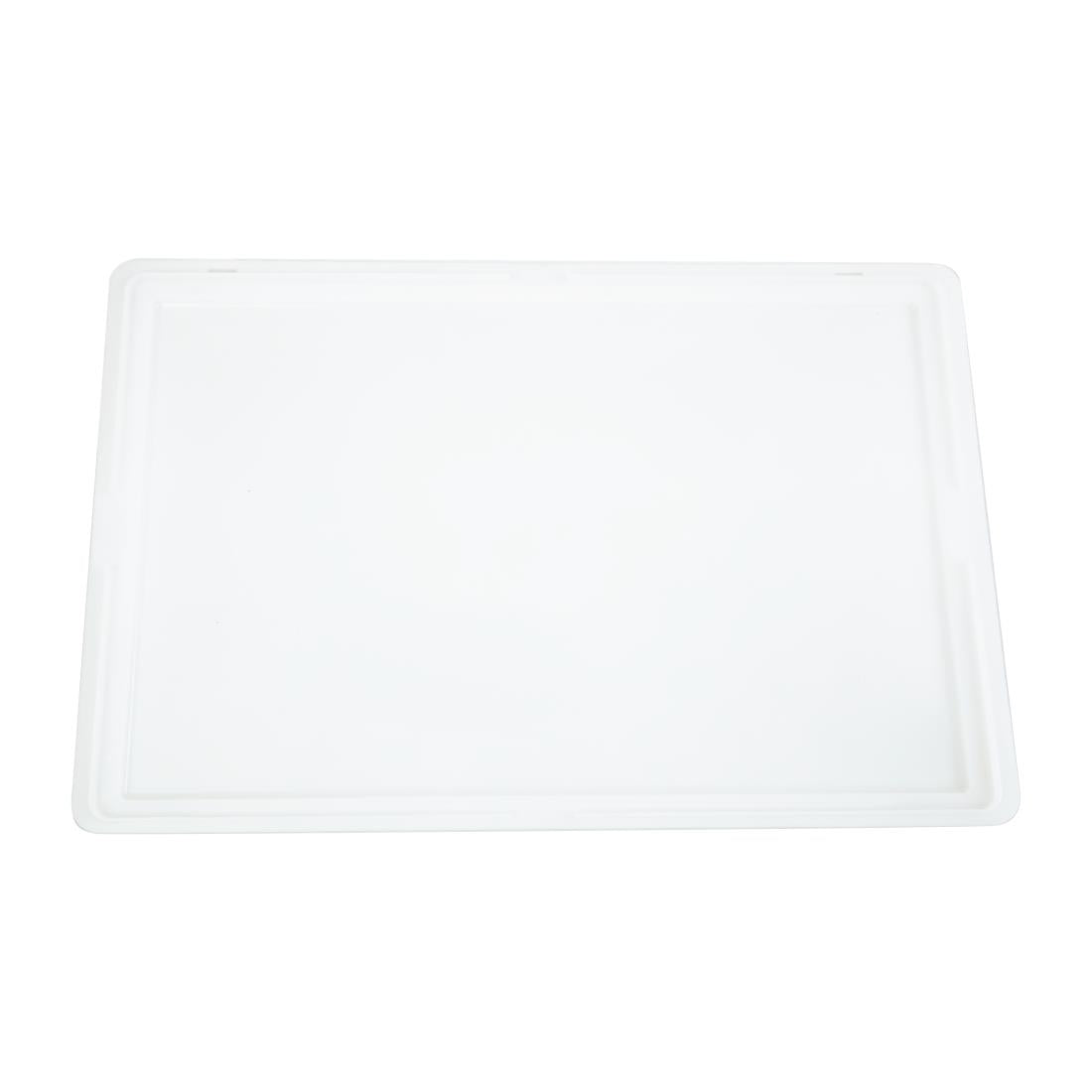 Cambro polyethyleen deksel voor pizza deegkrat 60x40x2cm