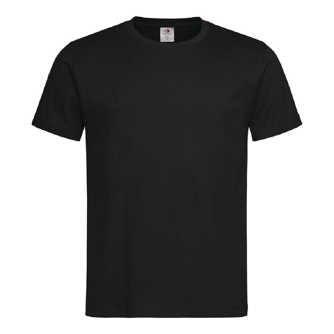 Nisbets Essentials t-shirts zwart XL (2 stuks)