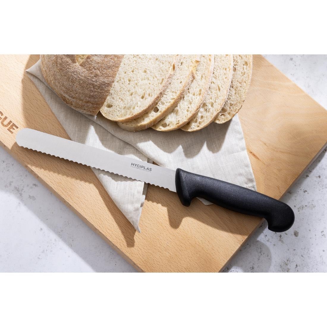Hygiplas broodmes zwart 20,5cm