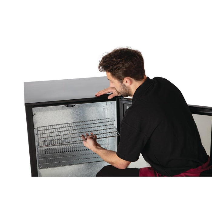 Polar G-serie barkoeling met klapdeur zwart 138L